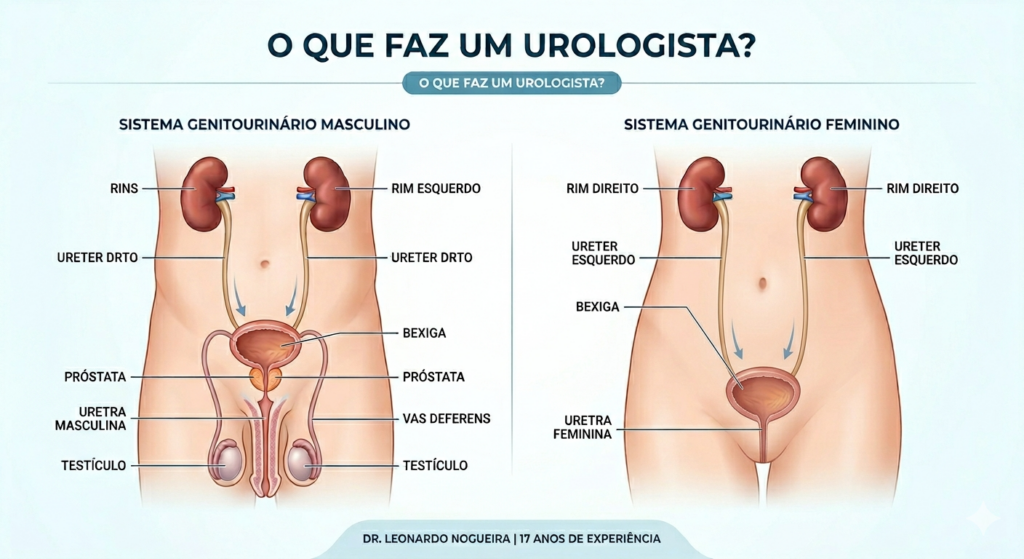 Trato urinário masculino e femino