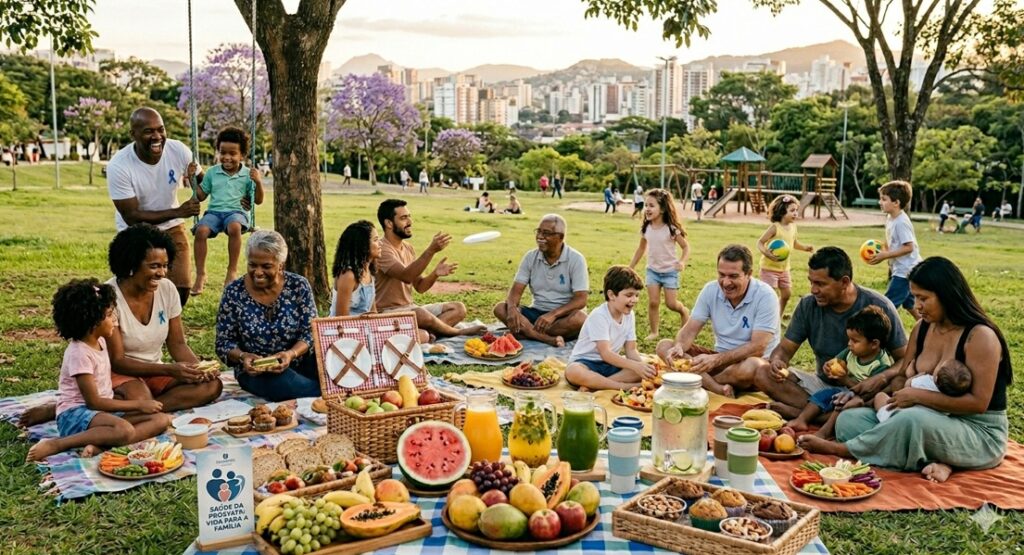 momento feliz em família - previnir o câncer de próstata